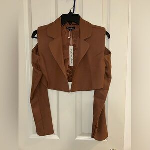 NWT For Love & Lemons Crop dress jacket